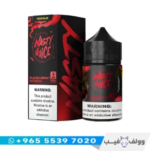 قنينة نكهة ناستي باد بلود توت أسود ٦٠ مل من وولف فيب الكويت