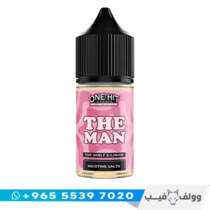 قنينة نكهة ذا مان فراولة كريمة سولت ٣٠ مل من وولف فيب الكويت