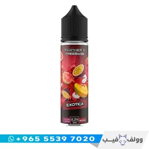 قنينة نكهة بانثر اكس اكزوتيكا ٦٠ مل من وولف فيب الكويت
