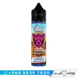 قنينة نكهة بينك بانثر رويال ايس ٦٠ مل من وولف فيب الكويت