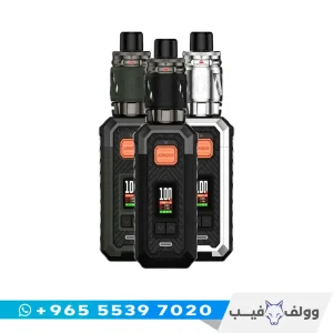 جهاز فيبرسو ارمور اس 100 واط مع تانك iTank 2 وشاشة ملونة من وولف فيب الكويت